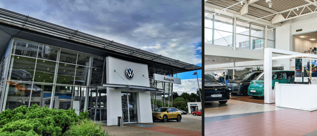 VW salonas